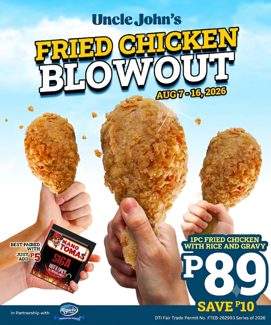 Uncle Johns fried chicken blowout